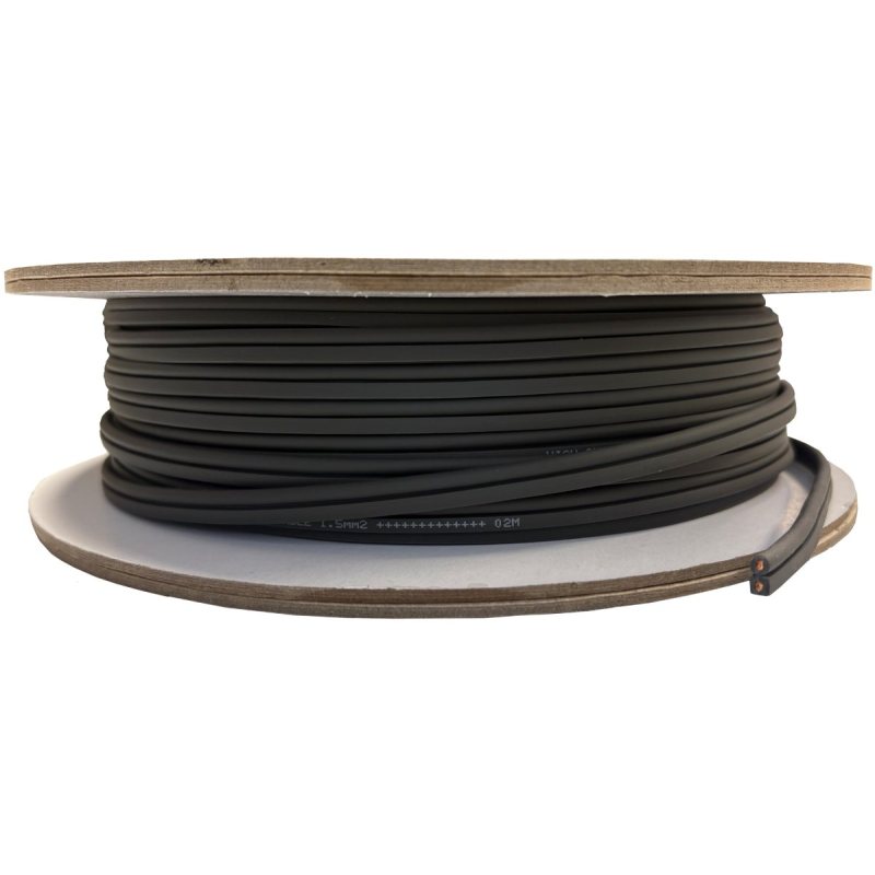 CVS25C - Cavo per altoparlanti OFC XPL 2x2,5 mm² Rame Grigio scuro