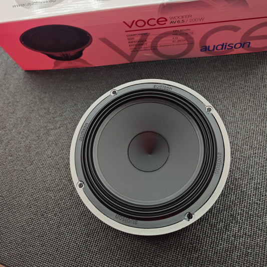 Audison VOCE AV6.5 Coppia woofer 165mm 200w 4ohm