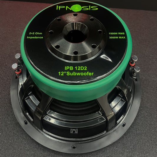 IPNOSIS IPB 12D2 Subwoofer 12" 32cm 3000w 2+2 Ohm