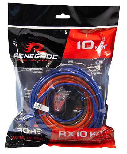 Kit cavi Renegade RX10KIT per installazione 10mm2