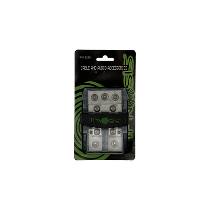 Portafusibili 3 In - 2 Out 50mm - IPH-S250 IPNOSIS - completa di Fusibili 300A