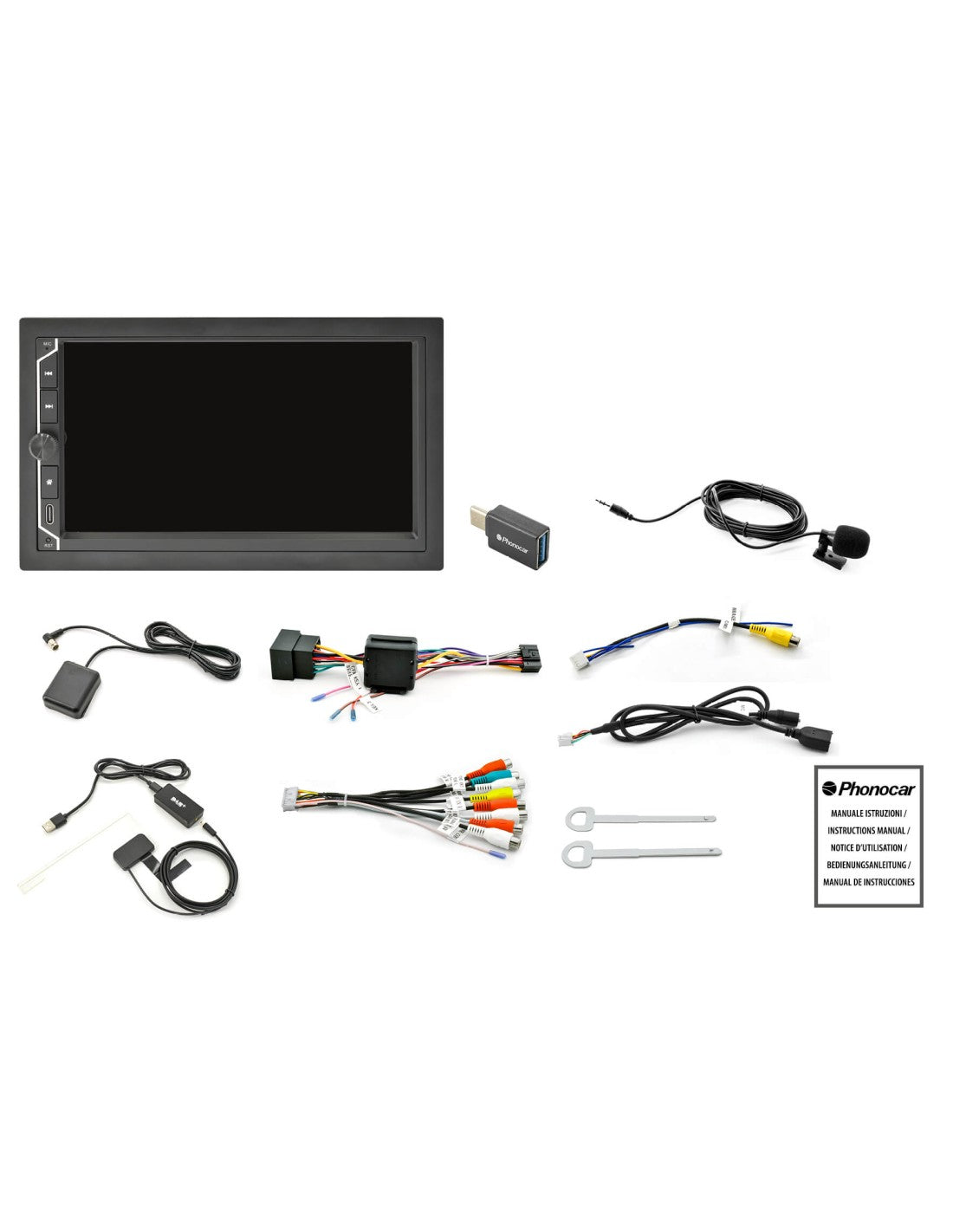 VM018 PHONOCAR MediaStation ANDROID 12 - 6.75" - 4gb Ram 32gb Rom Bluetooth GPS