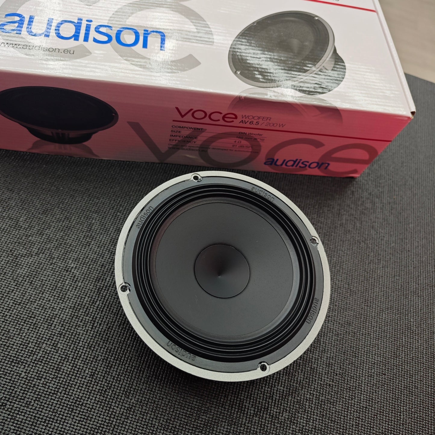 Audison VOCE AV6.5 Paire de woofers 165 mm 200w 4ohm