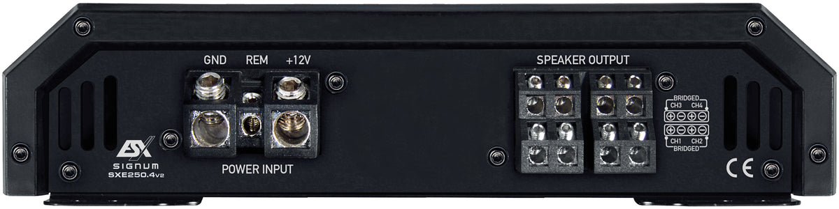 ESX SXE250.4 - AMPLIFICATORE 4 CANALI SERIE SIGNUM SXE 4 X 250 RMS WATT 2 OHM