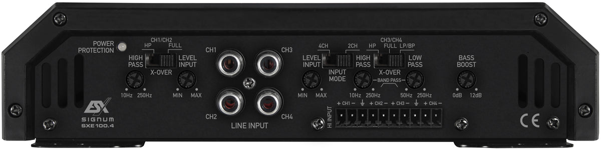 ESX SXE100.4 - AMPLIFICATORE 4 CANALI SERIE SIGNUM SXE 4 X 100 RMS WATT 2 OHM